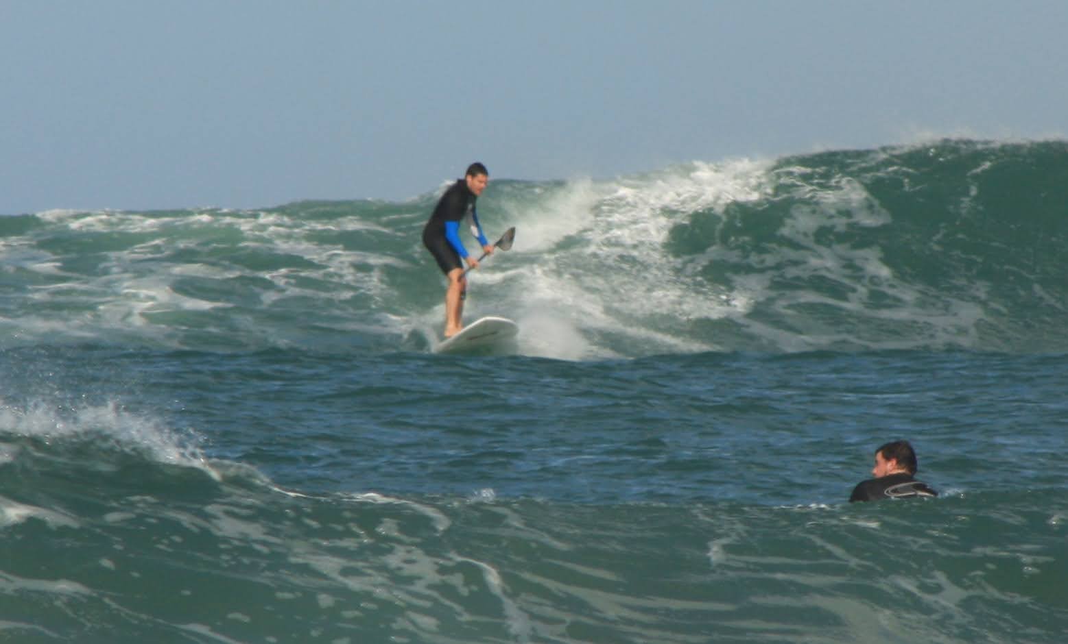 Me on SUP surfing